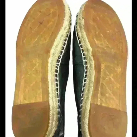 Authentic Chanel Lambskin Espadrilles Black size 37 - Picture 5 of 7